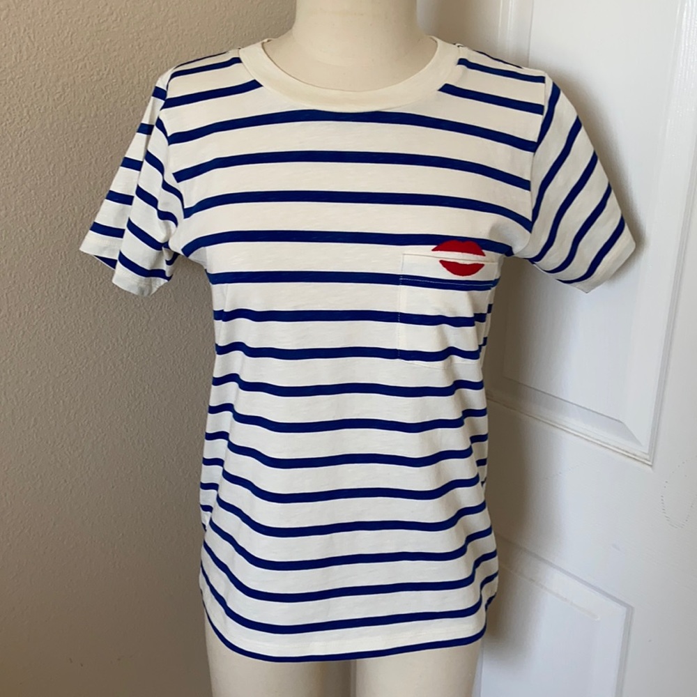 J.Crew T-Shirt Size Small - Lips